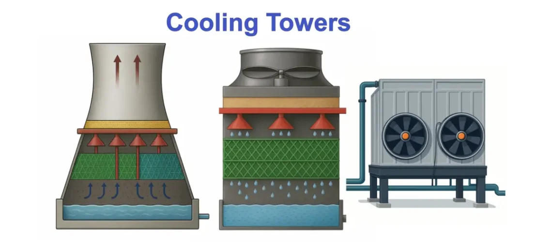 What Is a Cooling Tower, Types, Parts & More